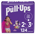 Pull-Ups Girls' Potty Training Underwear Size 4; 2T-3T; 124 Ct EasyOptionXY LLC