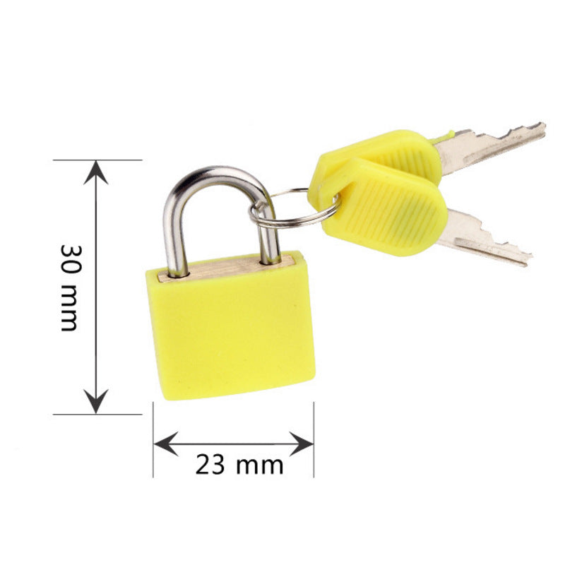 22MM Color Plastic Jacket Shell Padlock Pi-Mart