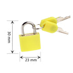 22MM Color Plastic Jacket Shell Padlock Pi-Mart