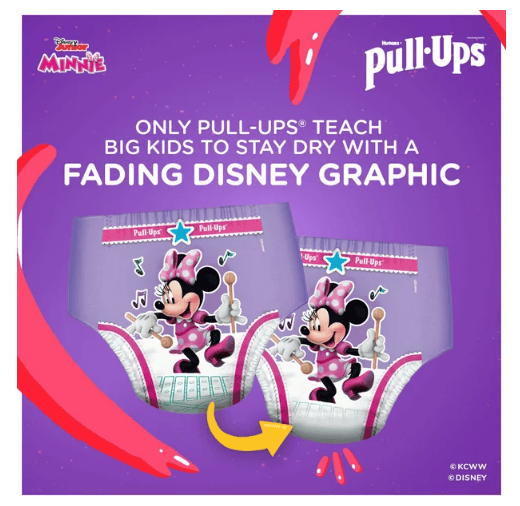 Pull-Ups Girls' Potty Training Underwear Size 4; 2T-3T; 124 Ct EasyOptionXY LLC