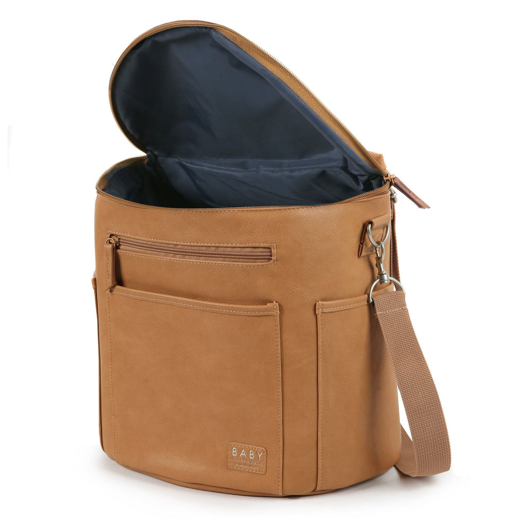 Leatherette Backpack Diaper Bag EasyOptionXY LLC