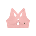Loki & Ivy Women's Twist Front V-Neck Sports Bra