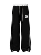 Men's Drawstring Wide Leg Pants