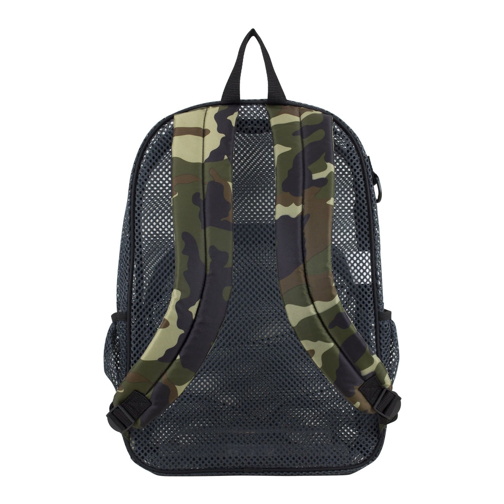 Eastsport Unisex Mesh Bungee Backpack with Padded Shoulder Straps, Graphite & Camouflage EasyOptionXY LLC