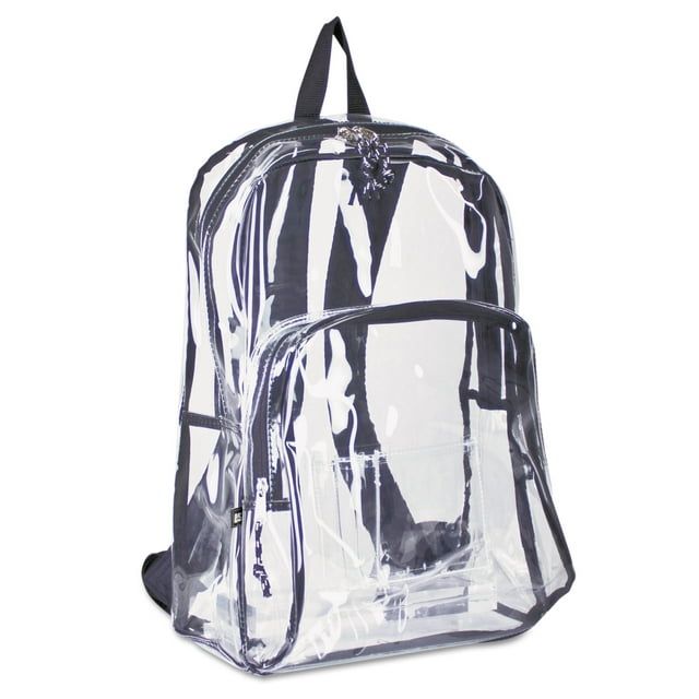 Eastsport Two-Compartment PVC Plastic Clear Backpack EasyOptionXY LLC
