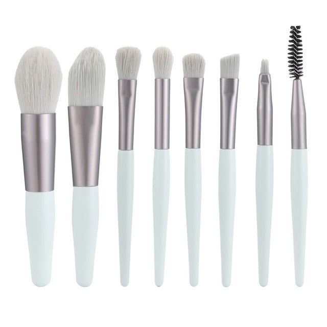 8Pcs Makeup Brushes Set - SJB-DIAMOND ELITES