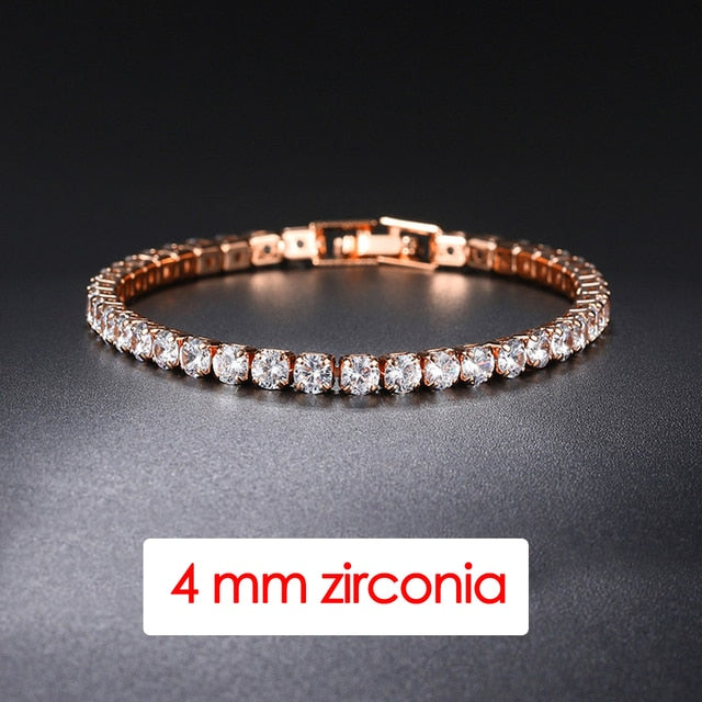 Iced Out Crystal Tennis Bracelet Pi-Mart