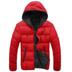 Autumn and winter men's cotton jacket hooded