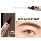 Double-headed Four-fork Eyebrow Pencil Eyeliner Double-headed Pi-Mart
