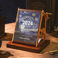 Artistic Oil Painting Calendar Office Desk Decoration Pi-Mart