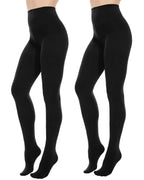 2pack 80d Opaque Black Tights For Women - SJB-DIAMOND ELITES