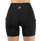 JupiterGear Jolie High-Waisted Athletic Shorts with Hip Pockets - SJB-DIAMOND ELITES
