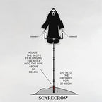 Garden Ghostface Scarecrow Pi-Mart