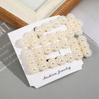5/8PCS/Set Women Girls Elegant Imitation Pearls Geometric Hairpins Sweet Hair Ornament Clips Barrettes Gorgeous Fashion Hair Accessories For Women Stevvex