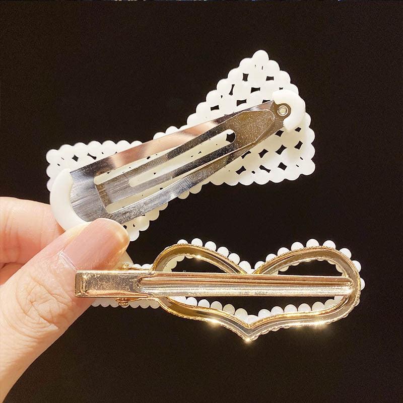 5/8PCS/Set Women Girls Elegant Imitation Pearls Geometric Hairpins Sweet Hair Ornament Clips Barrettes Gorgeous Fashion Hair Accessories For Women Stevvex
