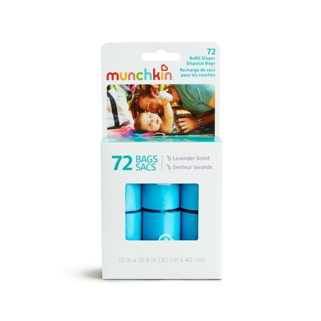 Munchkin Change & Toss Diaper Bag Dispensers, 2 Pack and 5 Piece Refill Rolls EasyOptionXY LLC