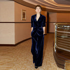 Velvet professional suit high-end women Pi-Mart