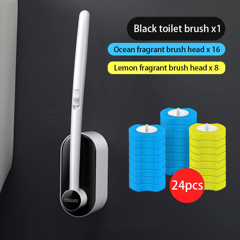 Disposable No Dead Angle Toilet Cleaning Brush Pi-Mart