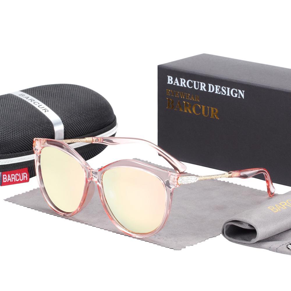 Stevvex  Polarized Cat Eye Sunglasses Women Gradient Round Sun glasses for Women oculos lunette de soleil femme - SJB-DIAMOND ELITES