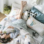 Pineapple double duvet cover spring and summer Pi-Mart