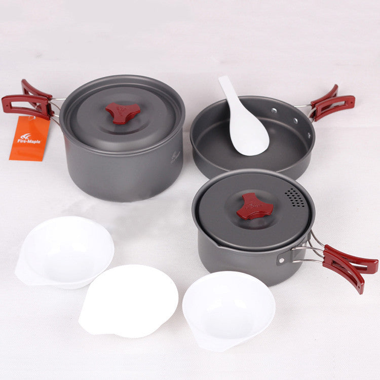 Picnic cookware set camping pot set camping pot Pi-Mart