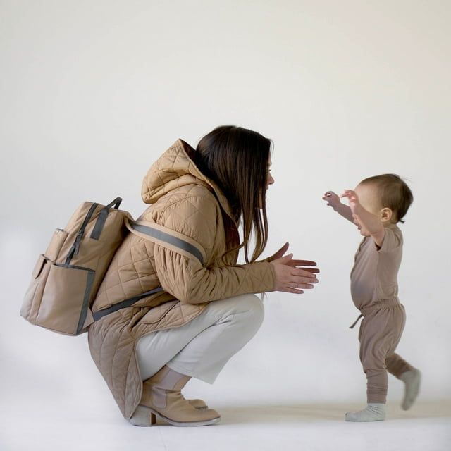 Red Rovr Roo Lightweight Backpack Diaper Bag - Toffee EasyOptionXY LLC