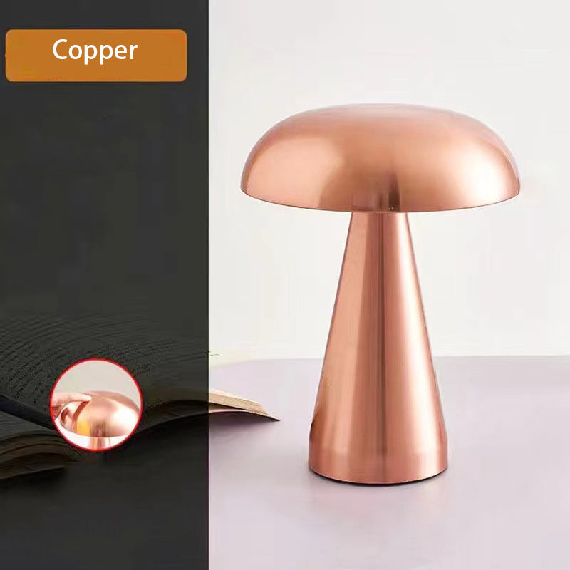 Retro New Bar Table Lamp Rechargeable Learning Special Touch Eye Protection Bedroom Desktop Reading Atmosphere Night Light Pi-Mart