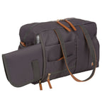 MoDRN Oliver Let's Go Tote Diaper Bag with Changing Pad and Stroller Straps, Gray
