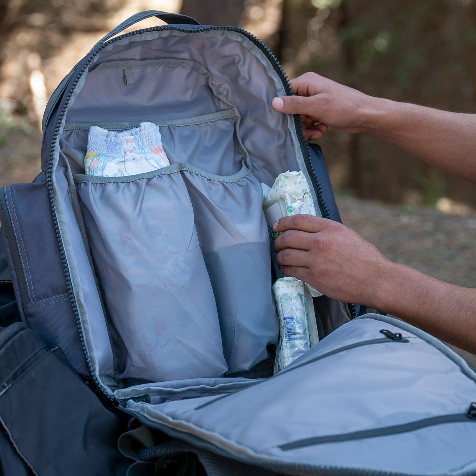Outdoor Baby Dads Got It 30 Ltr Dark Gray Backpack Diaper Bag EasyOptionXY LLC