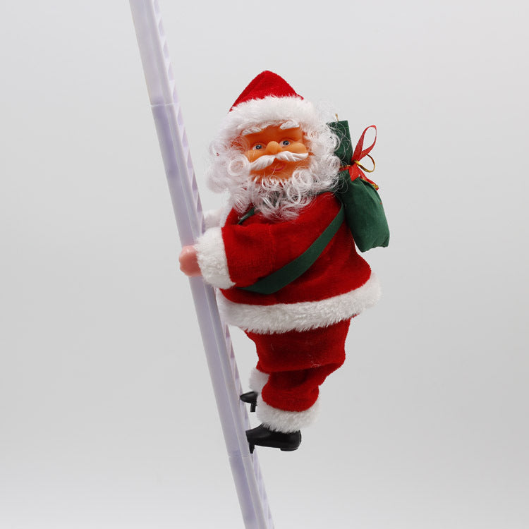 Santa Claus Climbing Ladder Electric Santa Claus Climbing Ladder Pi-Mart