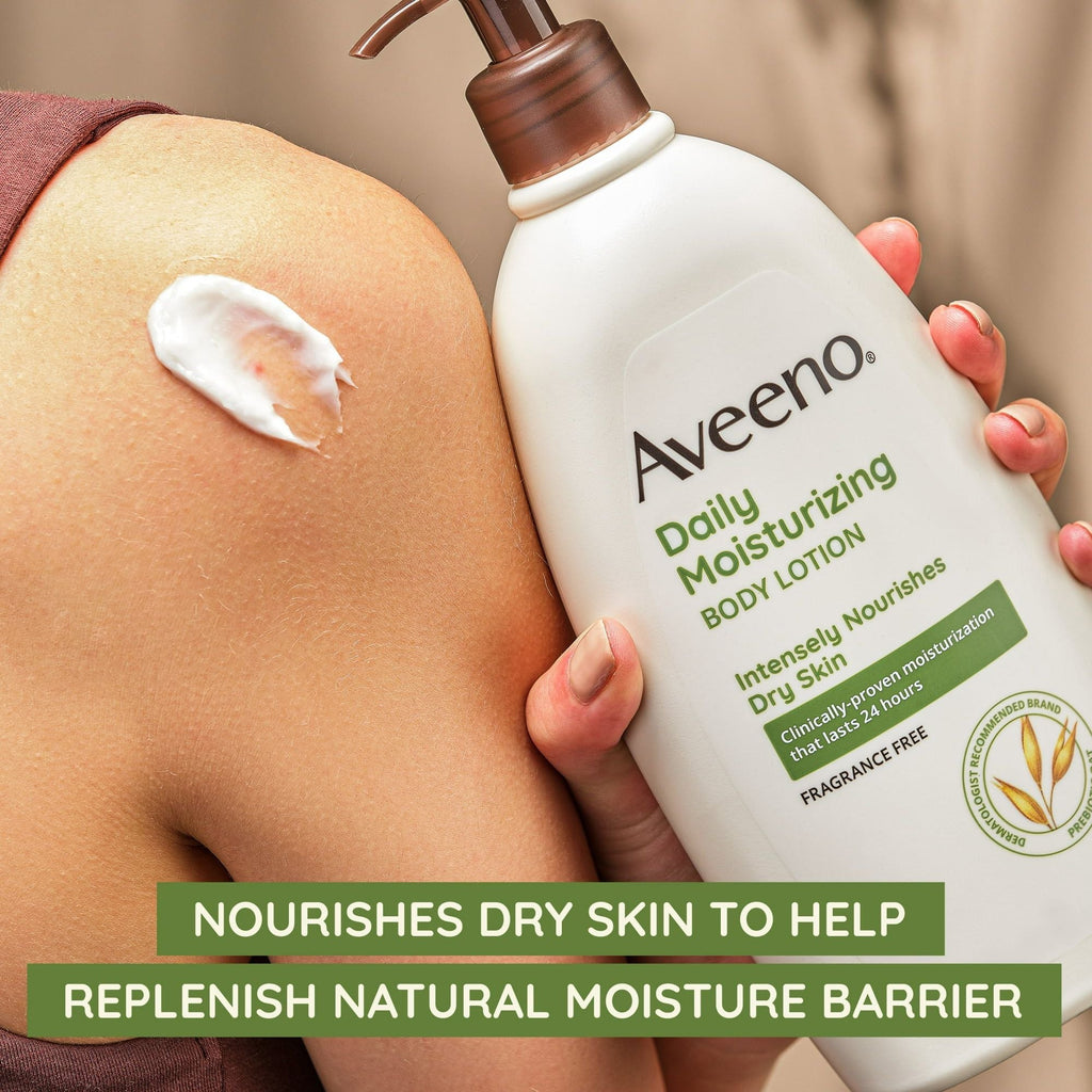 Aveeno Daily Moisturizing Lotion with Oat for Dry Skin, 12 fl oz EasyOptionXY LLC