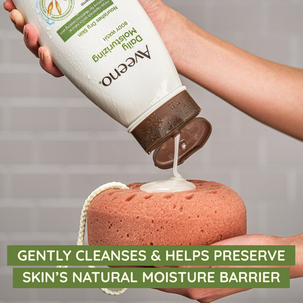 Aveeno Daily Moisturizing Body Wash, Prebiotic Oat Shower Gel, Lightly Scented, 33 oz EasyOptionXY LLC