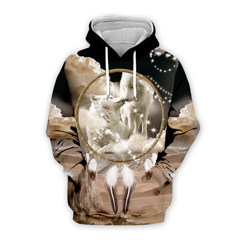 Sweatshirt Hoodie Digital Printing Jacket Men Pi-Mart
