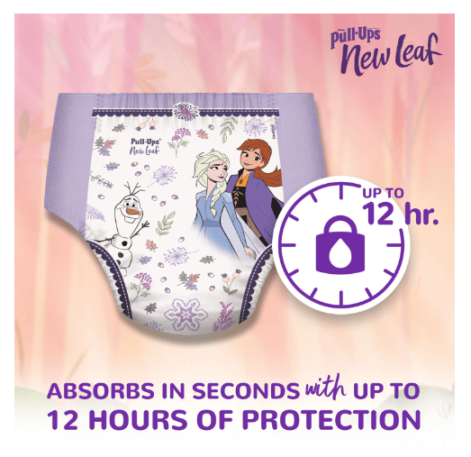 Pull-Ups Girls' New Leaf Training Pants Size 2T-3T; 60 Ct EasyOptionXY LLC