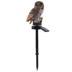 Solar LED Waterproof Premium Garden And Yard Lamp In Shape Of Owl With Stand And Solar Base Pathway Luxury Decoration - SJB-DIAMOND ELITES
