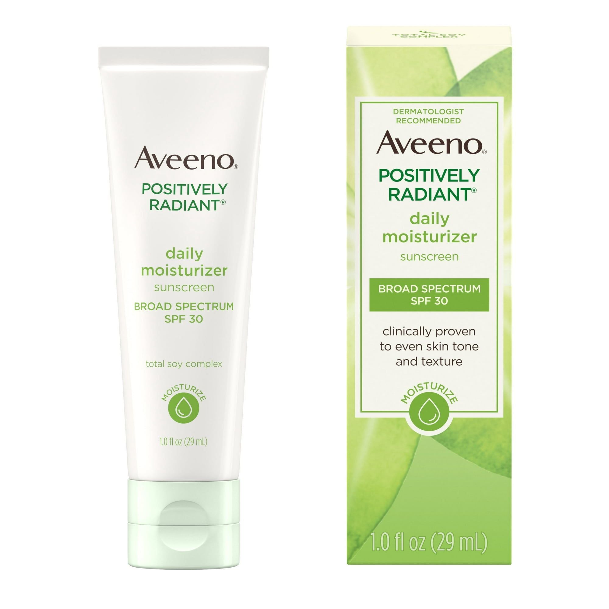 Aveeno Positively Radiant Daily Moisturizer with Soy, 1 fl oz EasyOptionXY LLC
