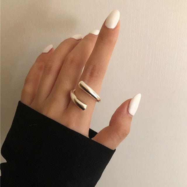 Foxanry Sterling Silver Rings for Women Pi-Mart
