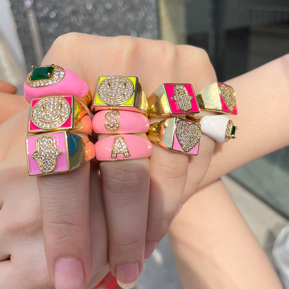 Colorful Sweet Trendy Ring - SJB-DIAMOND ELITES