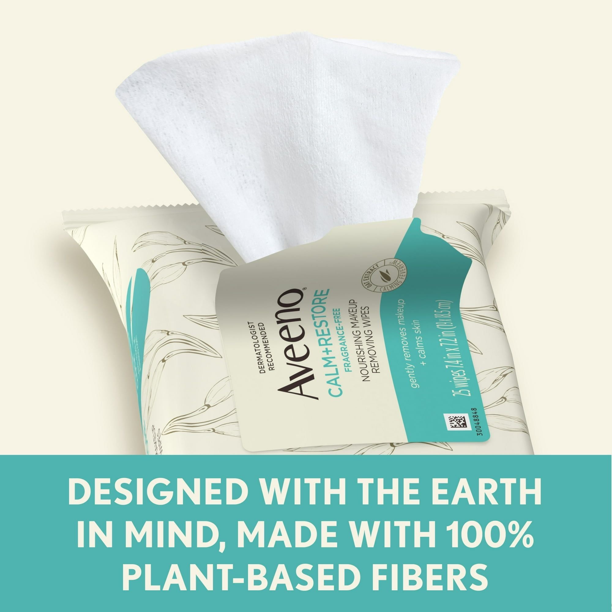 Aveeno Calm + Restore Nourishing Makeup Remover Facial Wipes, 25 Count EasyOptionXY LLC