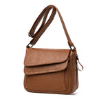Winter style white handbag luxury leather handbag Pi-Mart