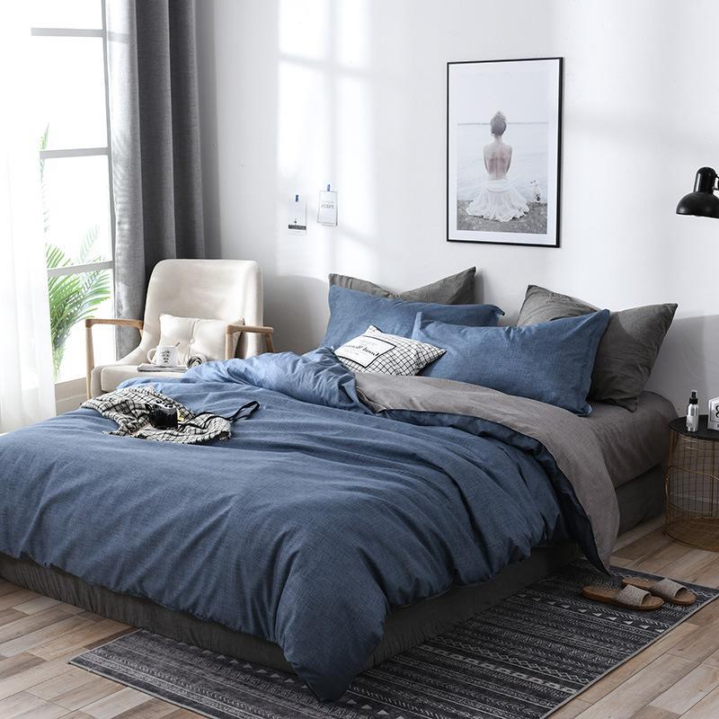 Bed sheets set quilt duvet cover bedding 4 sets Pi-Mart