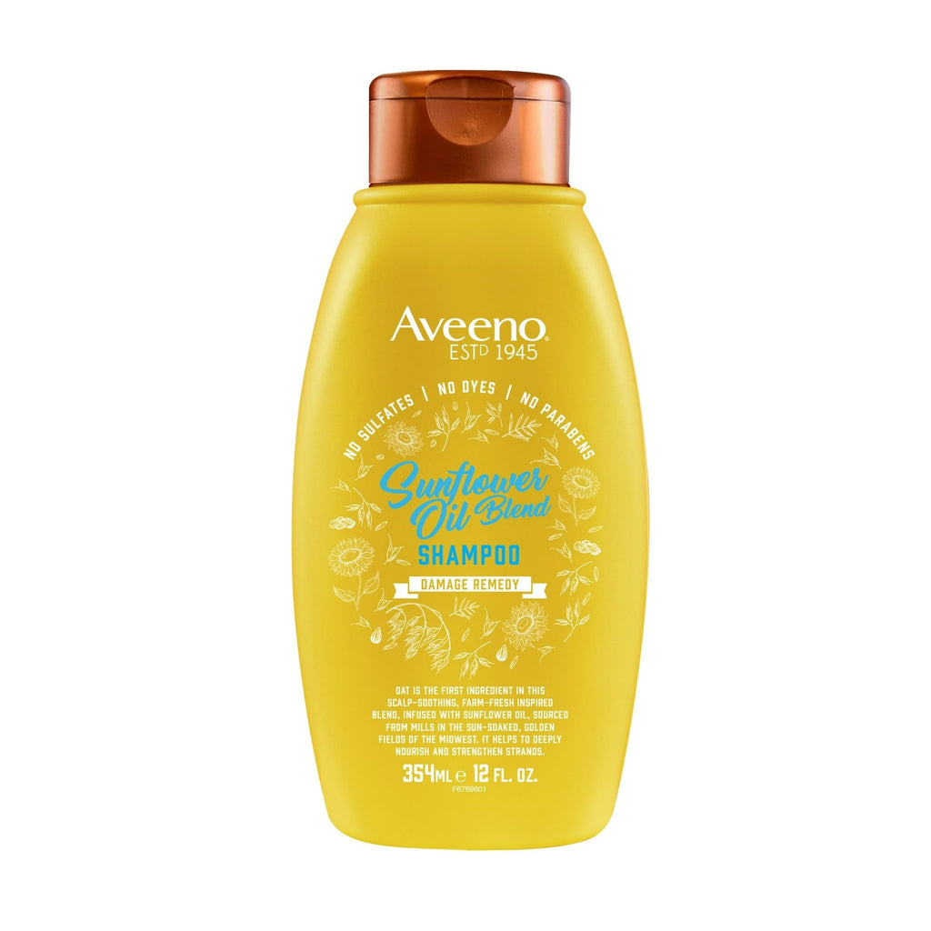 Aveeno Sunflower Oil Blend Moisturizing Nourishing Daily Shampoo, Red Currant Sugared Peony Vanilla, 12 fl oz EasyOptionXY LLC