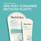 Aveeno Calm + Restore Nourishing PHA Exfoliating Facial Cleanser, Face Wash, 4 oz