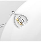 Heart-shaped hollow pendant Pi-Mart