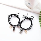 Natural Stone Beads Couple Magnetic Bracelets Pi-Mart