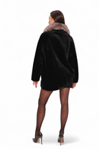Palermo Genuine Astrakhan Silver Fox Trim Coat - SJB-DIAMOND ELITES