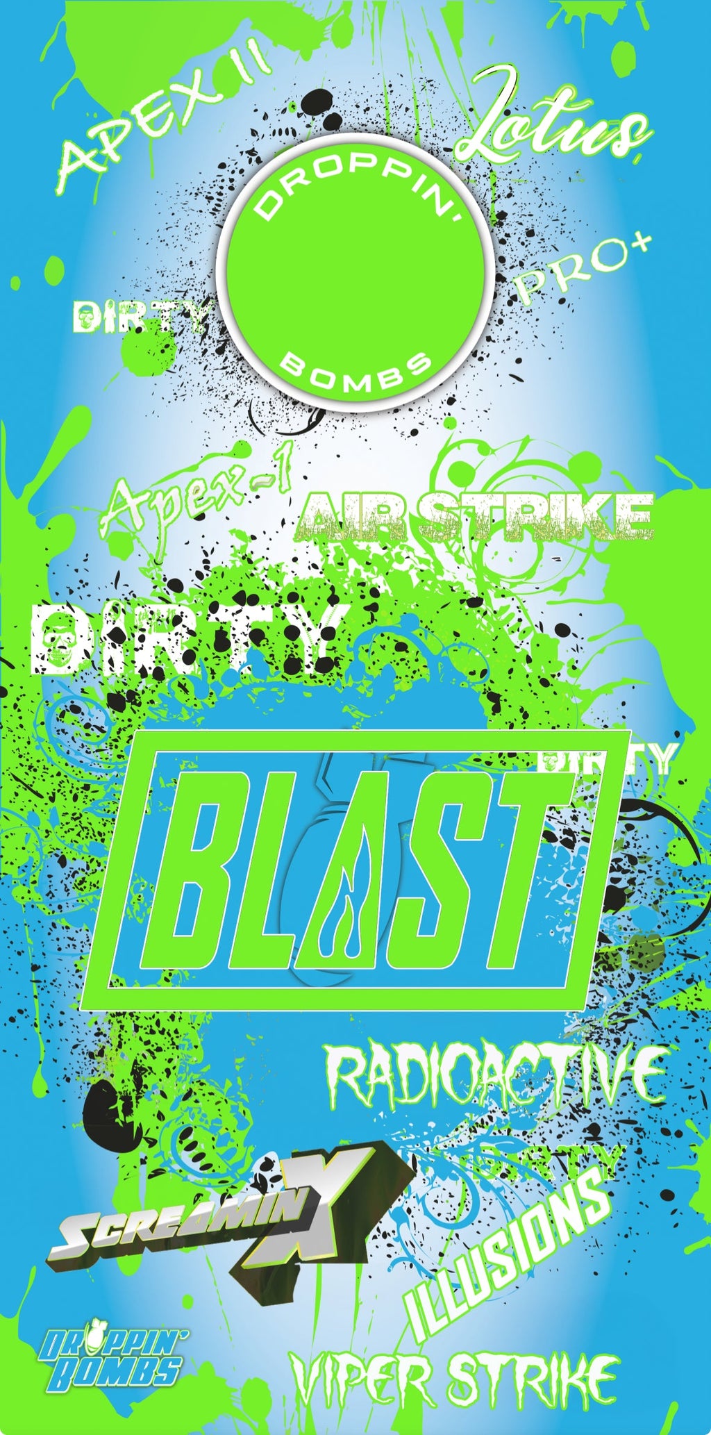 Blast Cornhole Splatt Style Boards - Pro Grade - SJB-DIAMOND ELITES