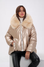 Genuine Polar Fox Down Fill Jacket - SJB-DIAMOND ELITES
