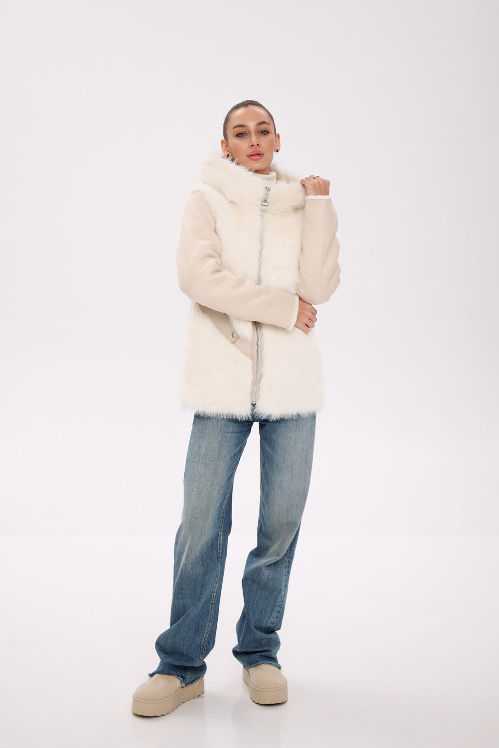 ⇆ Reversible Hooded Wool Blend Jacket - SJB-DIAMOND ELITES