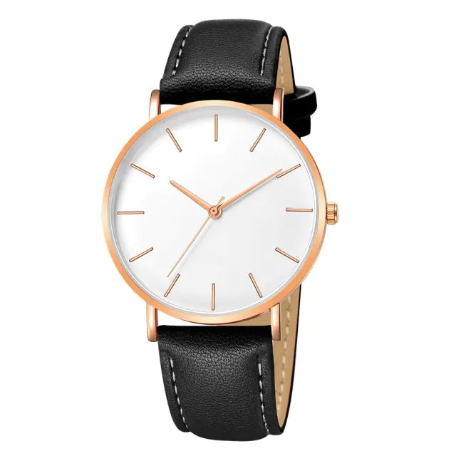 Simple Leather Men's Luxury Watches Pi-Mart